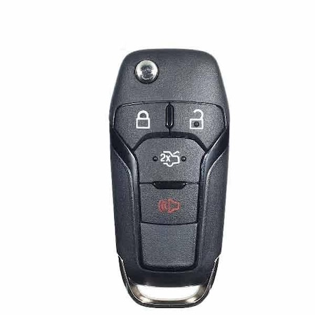 Keyless Factory KeylessFactory: Ford Fusion 2013-2017 / 4-Button Flip Key / N5F-A08TAA RFK-FD-FSN-4